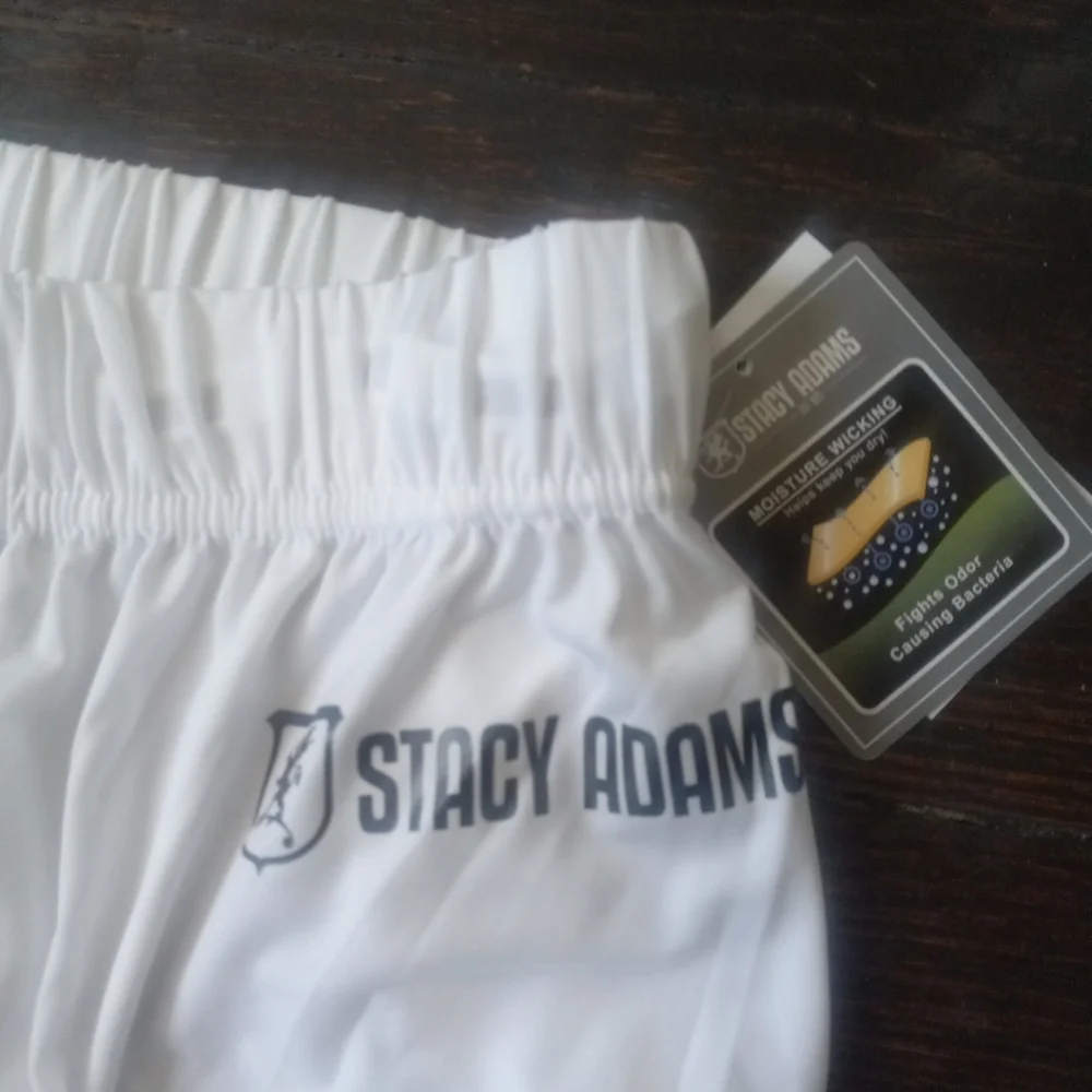 Stacy Adams Moisture Wicking Lounge Pants Color White Mens Size XL Indoor Cozy.